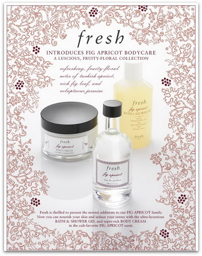Fig Apricot Bodycare Collection by Fresh
